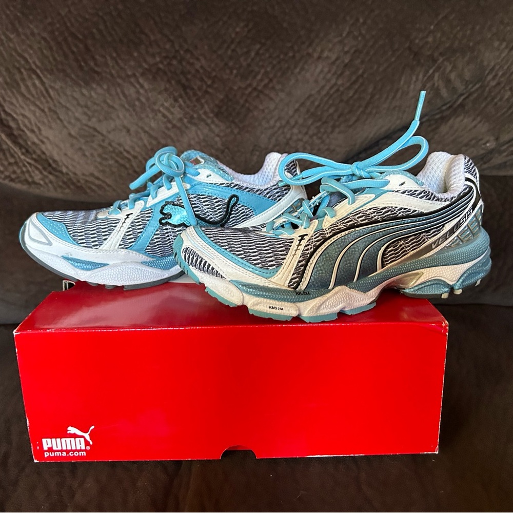 Puma Complete OrthoLite Blue Athletic Sneakers, women’s size 7